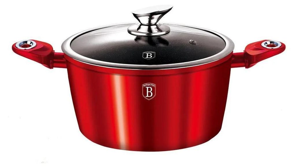 Berlingerhaus Topf mit Marmoroberfläche und Deckel 20 cm Produktbild 