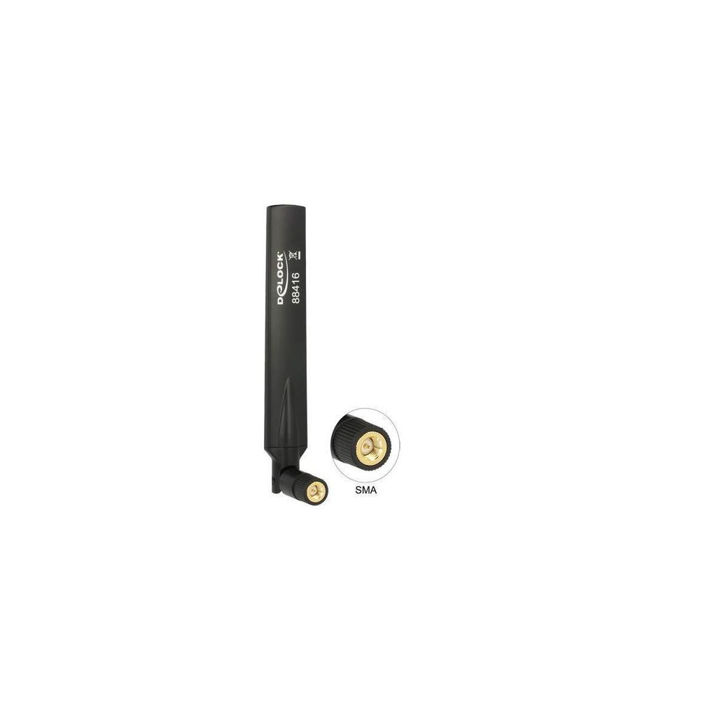 DeLOCK 88416, 3 dBi, 0.824 - 0.96 / 1.71 - 2.17 GHz, 50 Produktbild 
