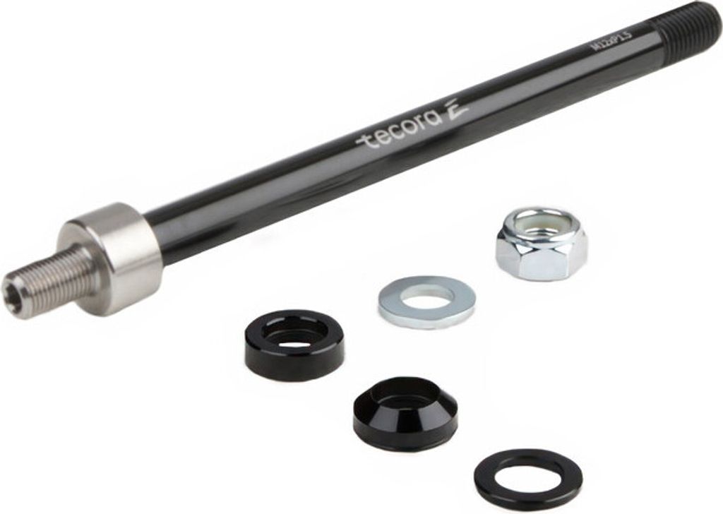 Tecora e Steckachsen-Fahrradanhänger M12 x P1,5 Länge 166178 mm