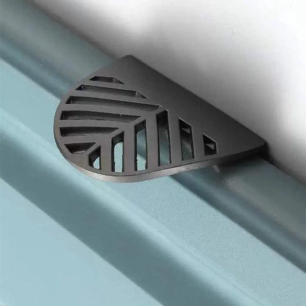 Poignée décorative en acier inoxydable forme feuille 116 mm haute qualité