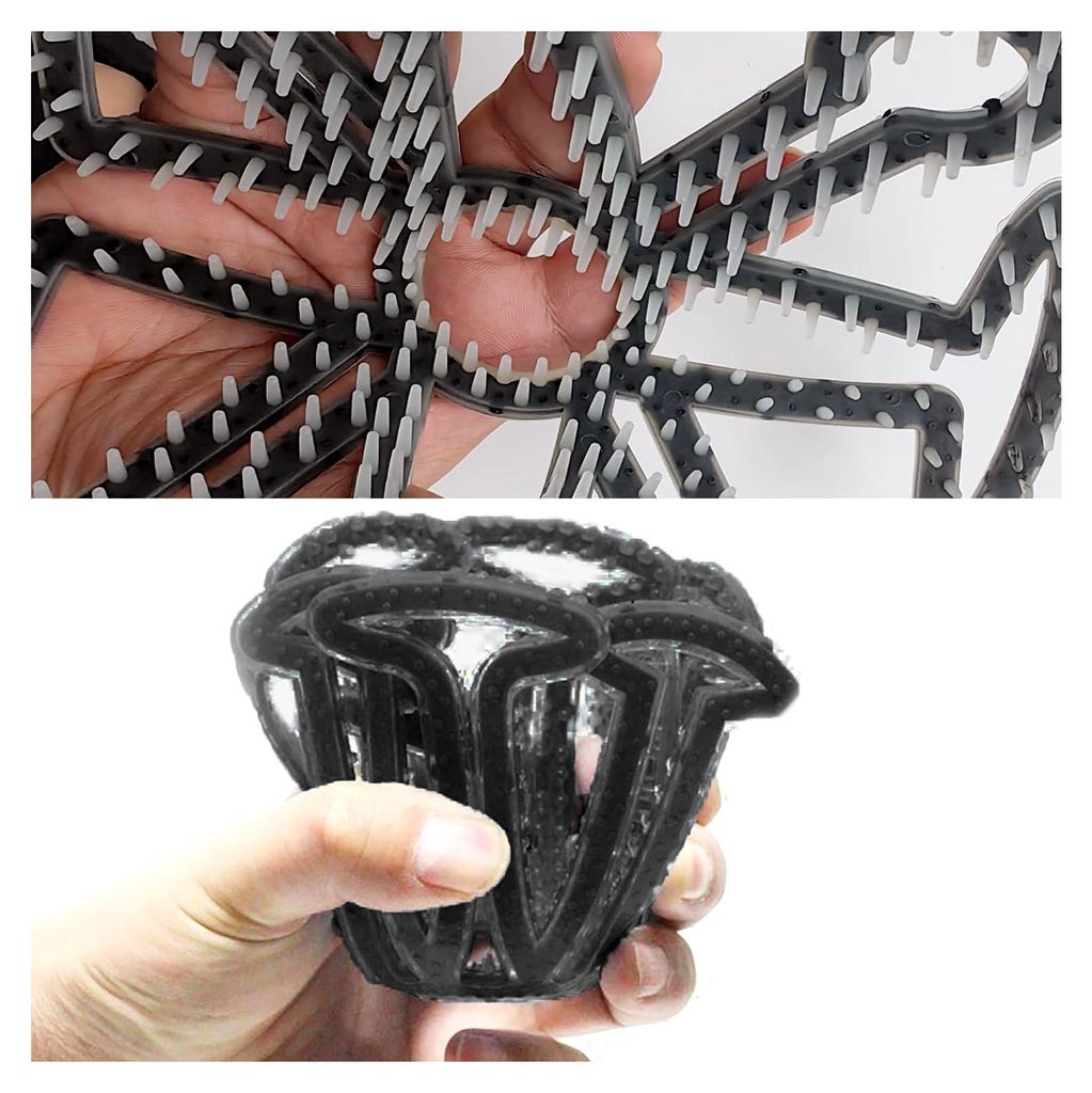 Fahrradhelm Polster Innenfutter - Schwarz, 2 Stück, Ersatzpolster für Helme, Druckfreie Belüftung, Geruchsneutral, Silikon Pads für verschieden...