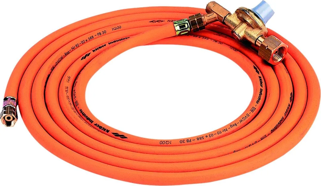 Flexible gaz HD 10.000 mm Sievert 770041 avec raccords pour brûleur