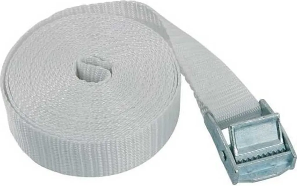 Cinghia con Fibbia Euromarine 400 daN - 7m, 25mm Grigio