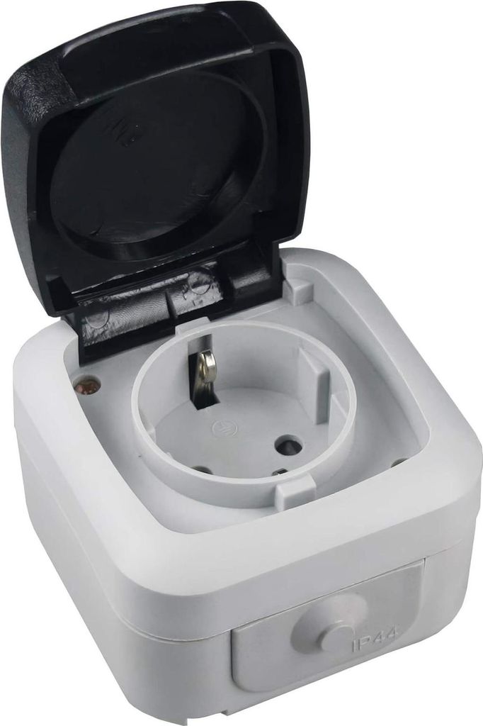 ChiliTec Feuchtraum Steckdose, IP44 250V AC/ 16A, inkl. Produktbild 