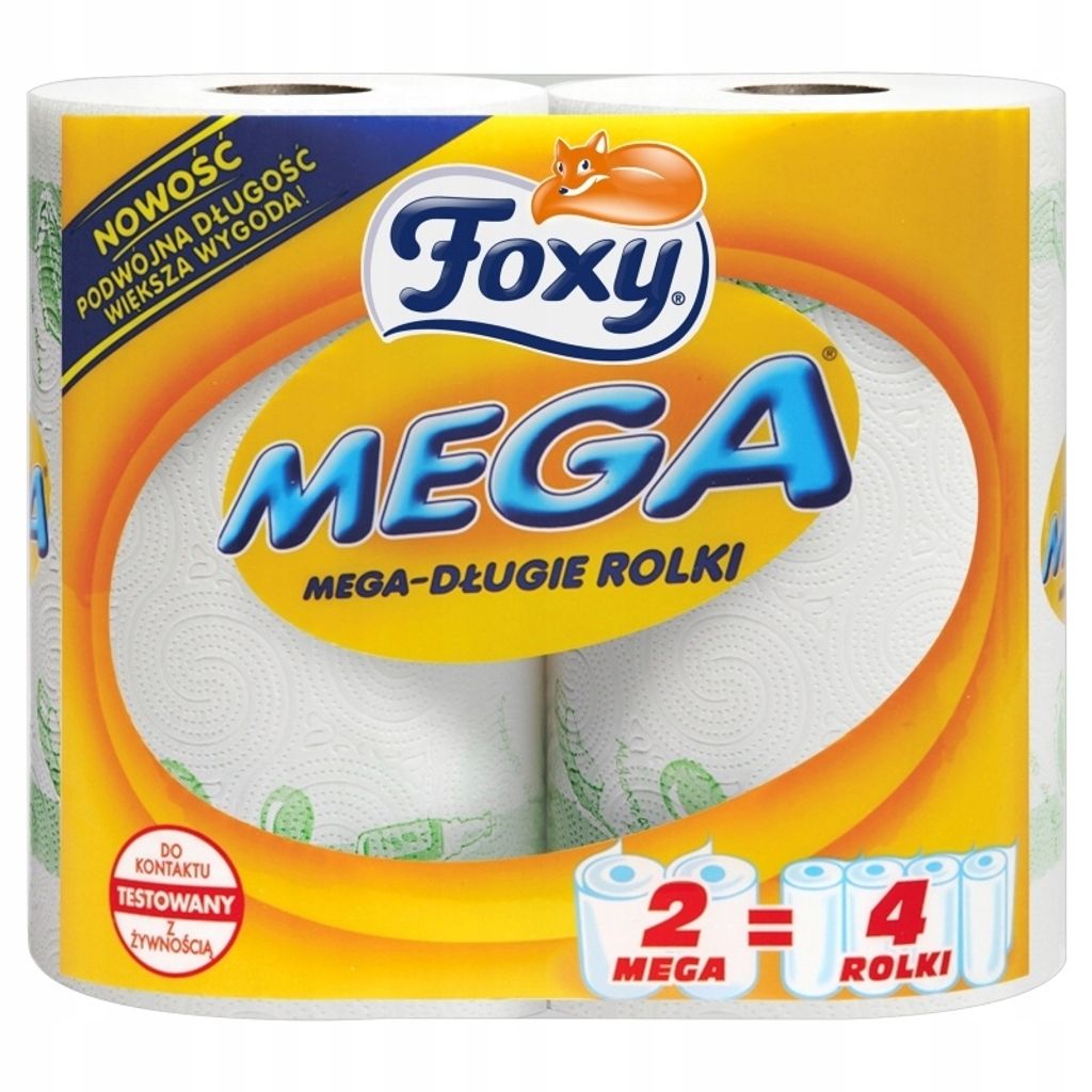 Foxy Küchenpapier mega 2 Stück. Produktbild 
