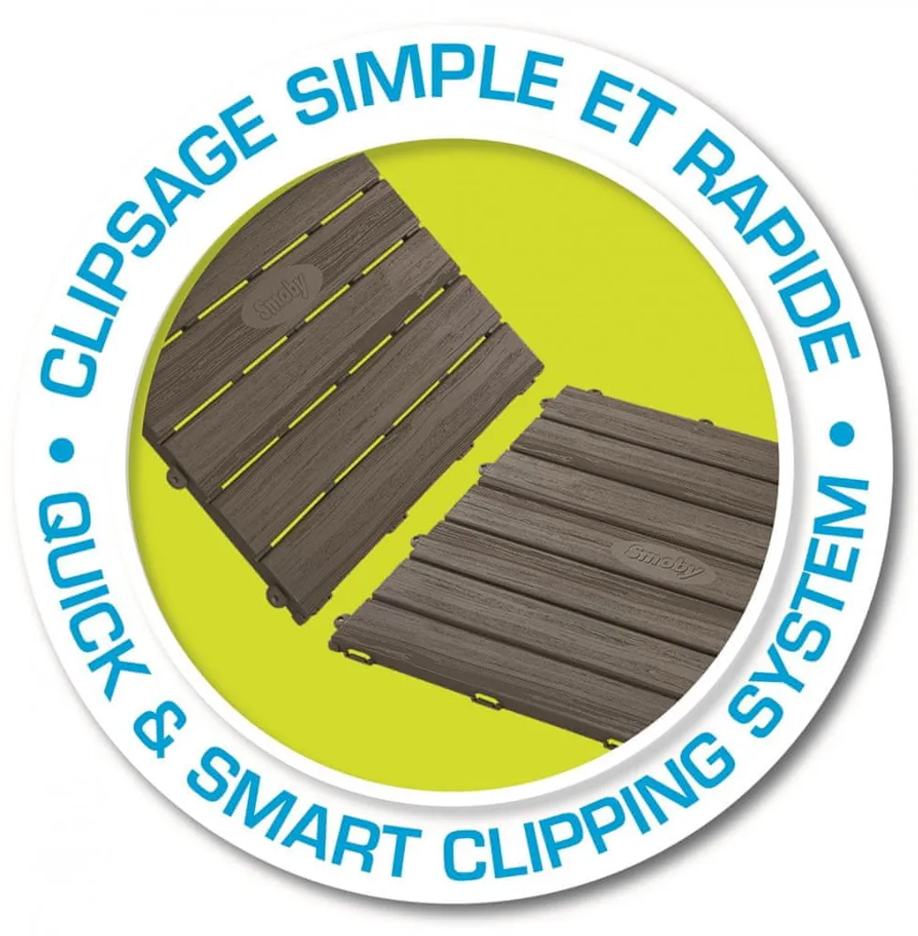 Plancher cabane Smoby 6 dalles - Fini l'humidité, 1.2m² Cottage - 7