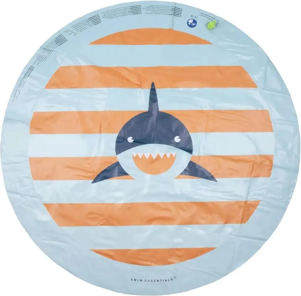 Tapis d'eau Requin 150 cm idéal pour rafraîchir les enfants au jardin