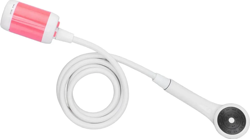 Douche camping SPA portable rose à débit constant et batterie intégrée - 7