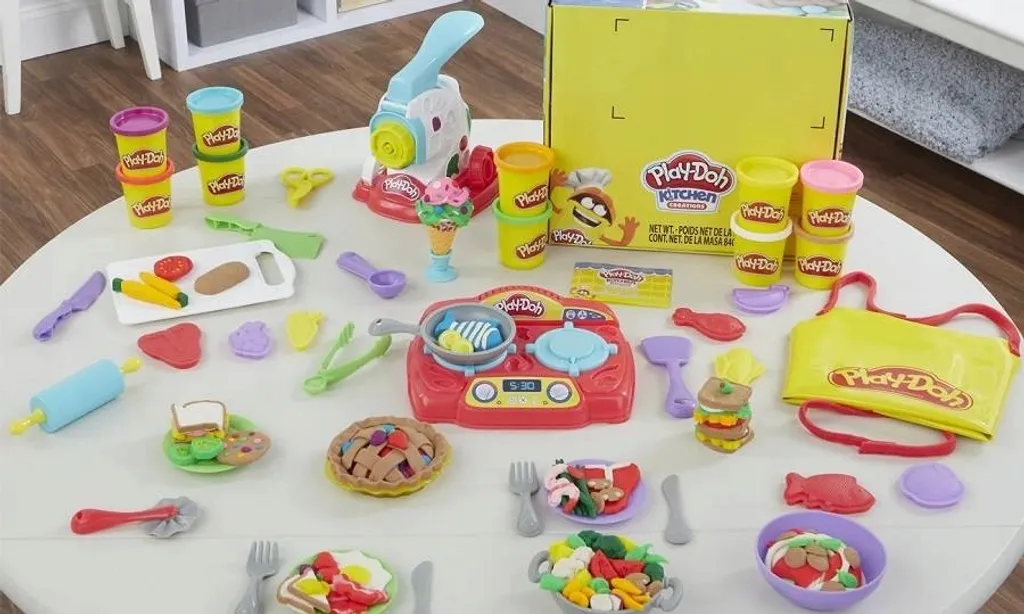 Play-Doh Kitchen Creations Super Chef Suite : Kit Complet 10 Pots Inclus - 6