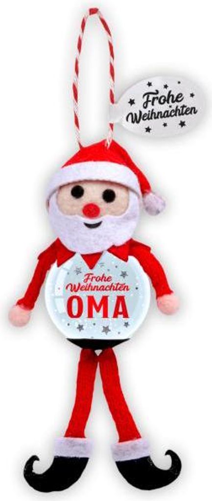 Personalisierte Schneekugeln als Dekoration für Weihnachten, Weihnachtsbaumschmuck, Geschenk- Schneekugel Oma