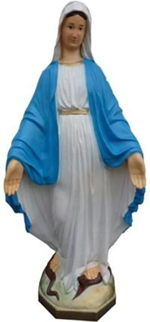 Statue Marie Mère 80 cm - Sculpture Blanche N77 Haute Qualité