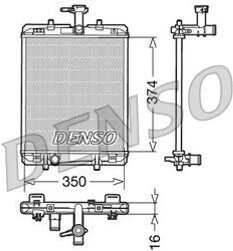 Évitez la Surchauffe avec le Radiateur DENSO DRM21602 OE 1330P4 Neuf