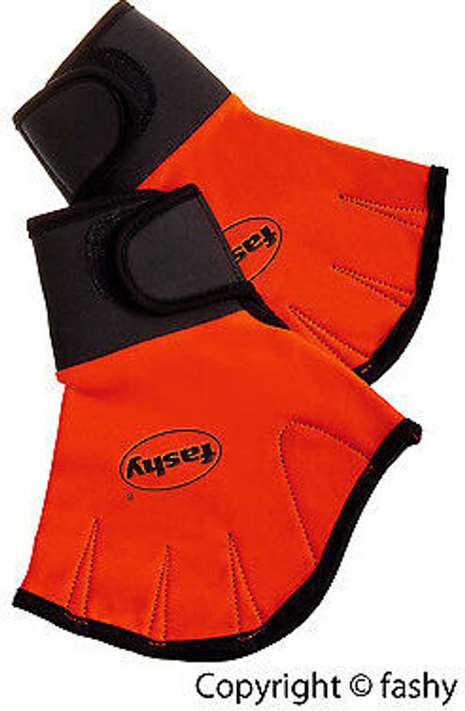 fashy Aqua Handschuhe Neopren S orange/schwarz