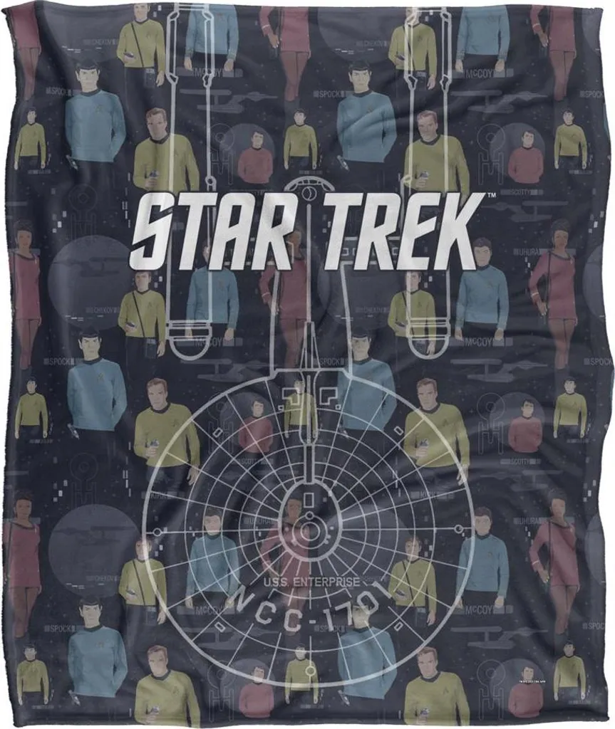 Chaussettes Star Trek anti-irritation ultra souples Enterprise Taille Unique
