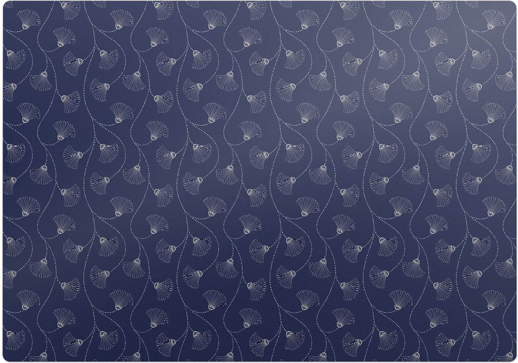 Zarte Fächer – Bodenschutzmatte – Rutschfest – Schutzmatte für Büro – Vinylmatte – Stuhlunterlage –100 x 70 cm