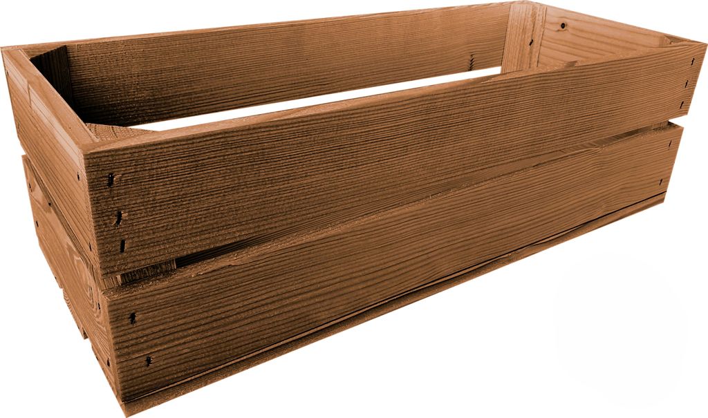 Lermowood Holzkisten 50 x 20 x 15cm Eiche Dekokisten aus Holz Holzkiste Regalkiste Weinkiste
