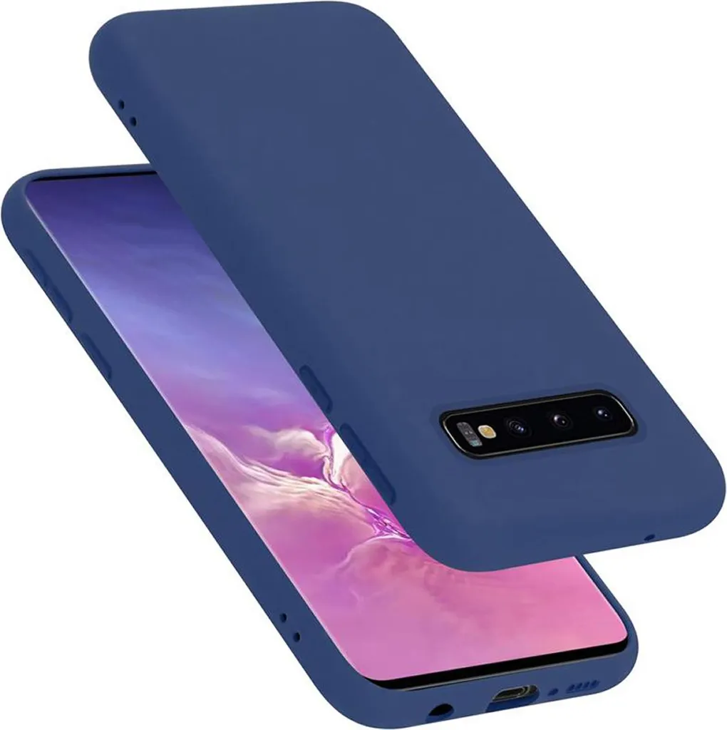 Cadorabo Cover Blu Samsung Galaxy S10 - Custodia Business TPU 4G