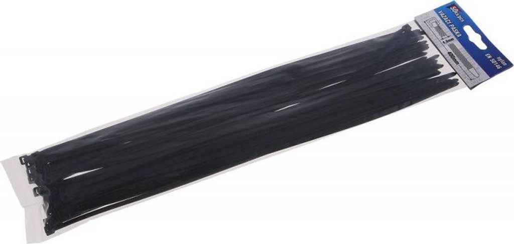 Páska vázací 400x4,8mm 50ks černá FESTA Obrázek produktu 
