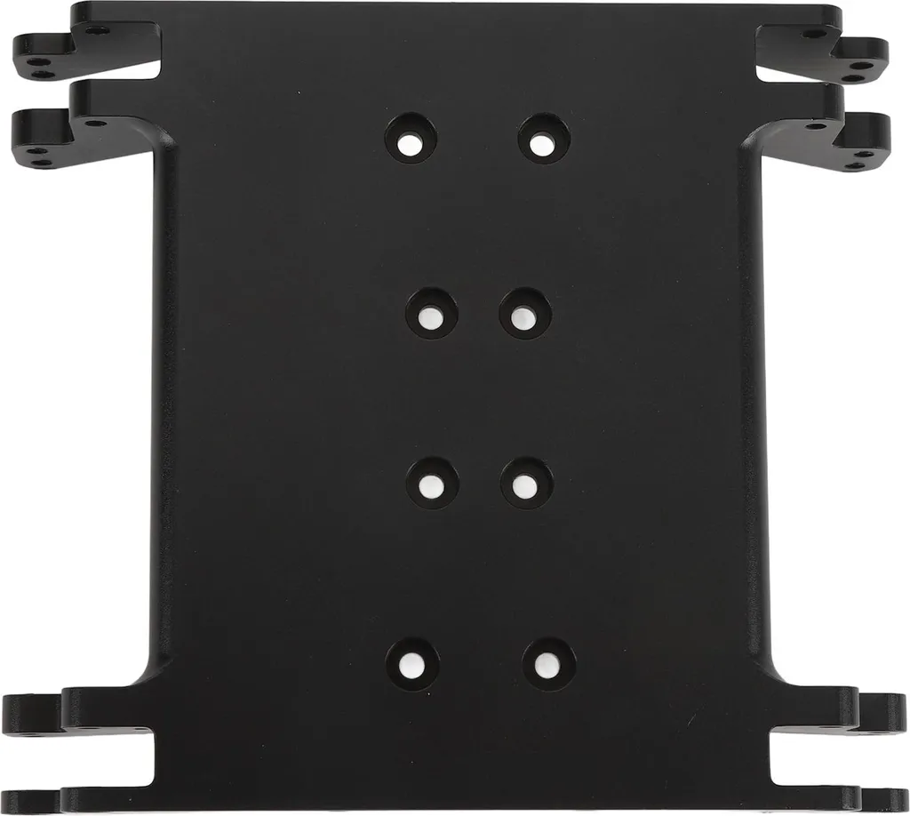 Châssis de voiture RC Plaque de dérapage en aluminium noir pour RR10