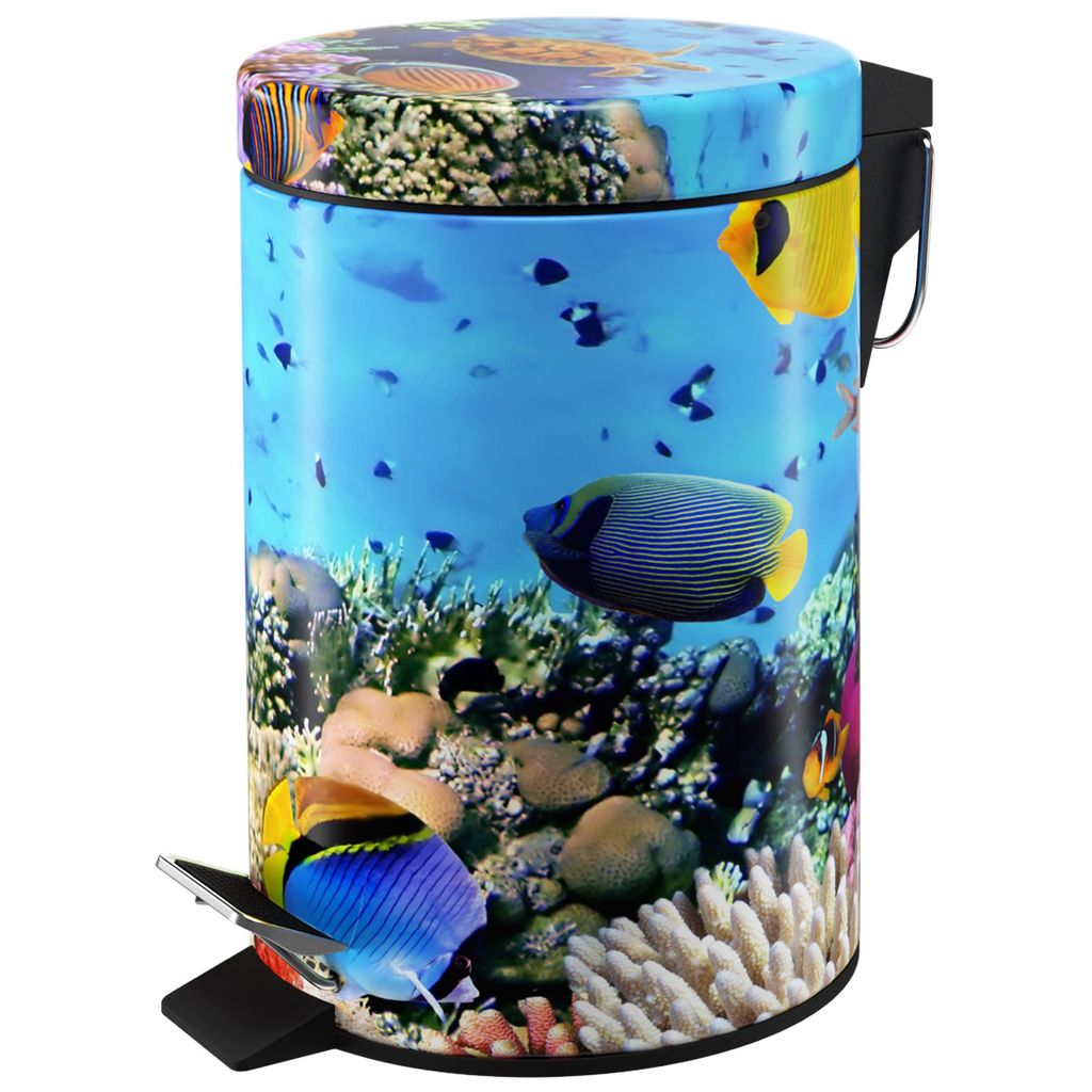 Sanilo Kosmetikeimer 3L mit Absenkautomatik Ocean Produktbild 