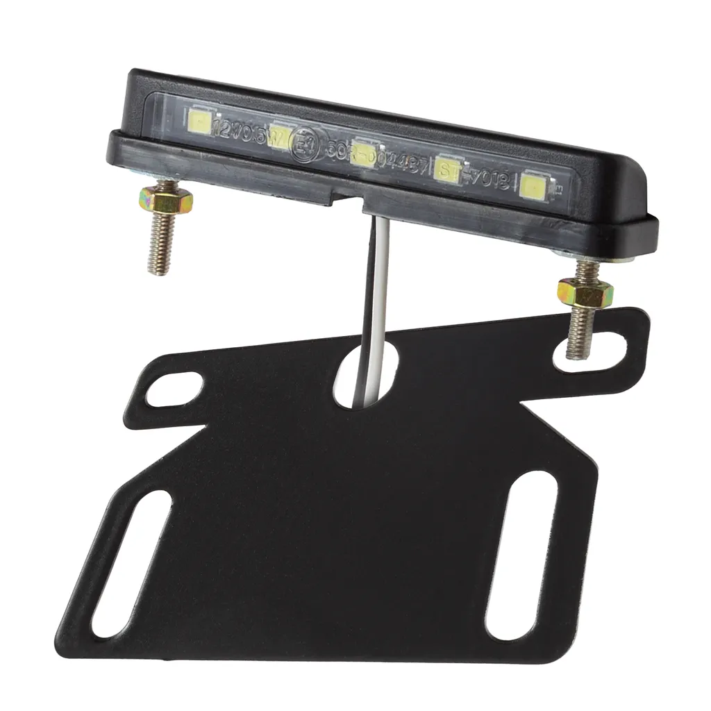 Illuminazione Targa LED Nizza Nera con Supporto - Performance e Sicurezza - 3
