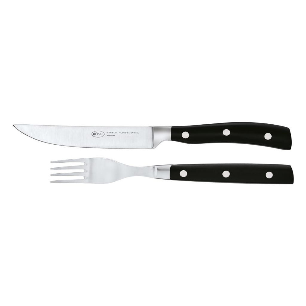 Rösle zestaw 4 części sztućców do steków bbq RO25146 Zdjęcie produktu 