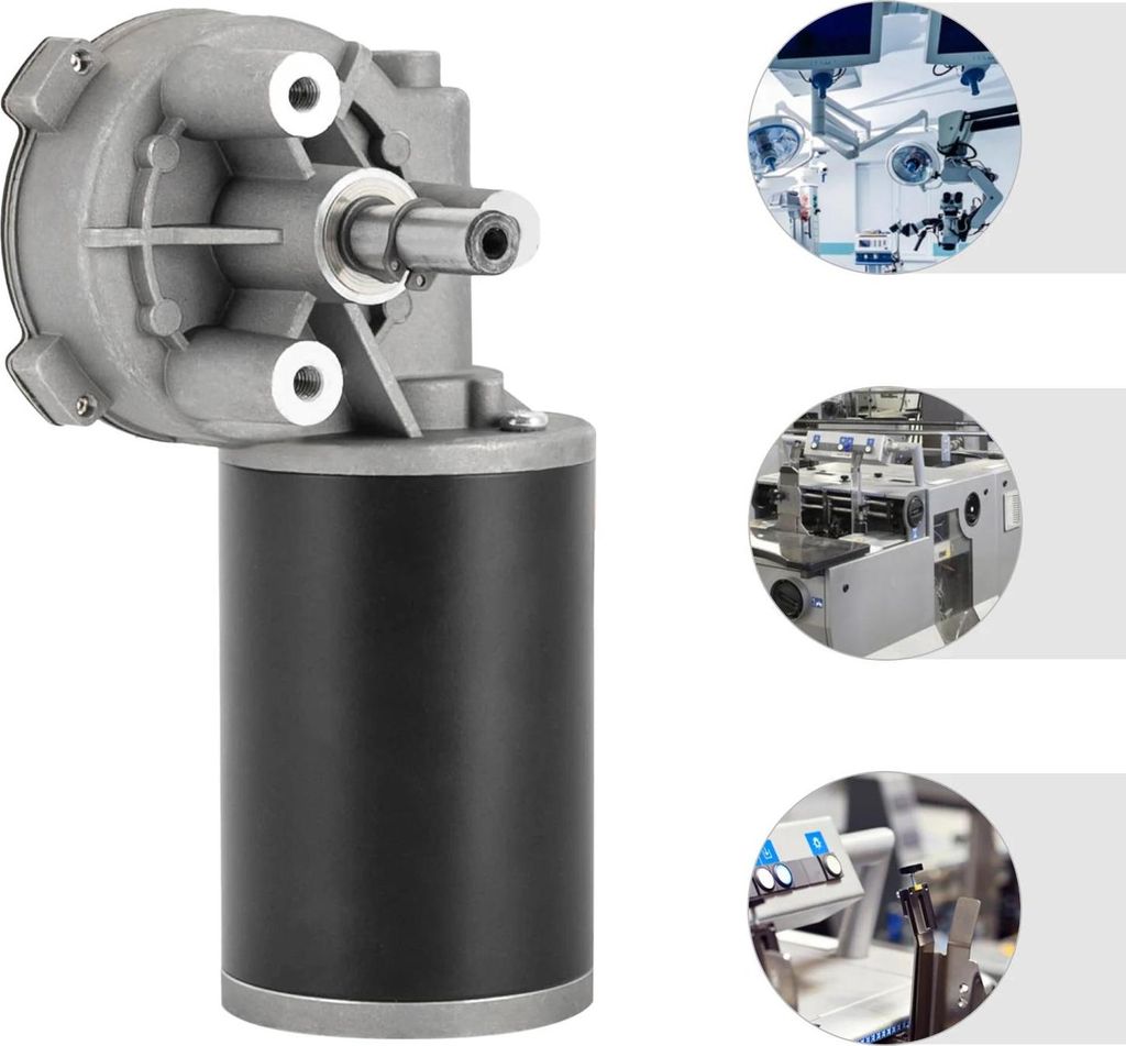 Elektrischer DC 24V Getriebemotor, PWM-Drehzahlregelung, selbsthemmende Funktion