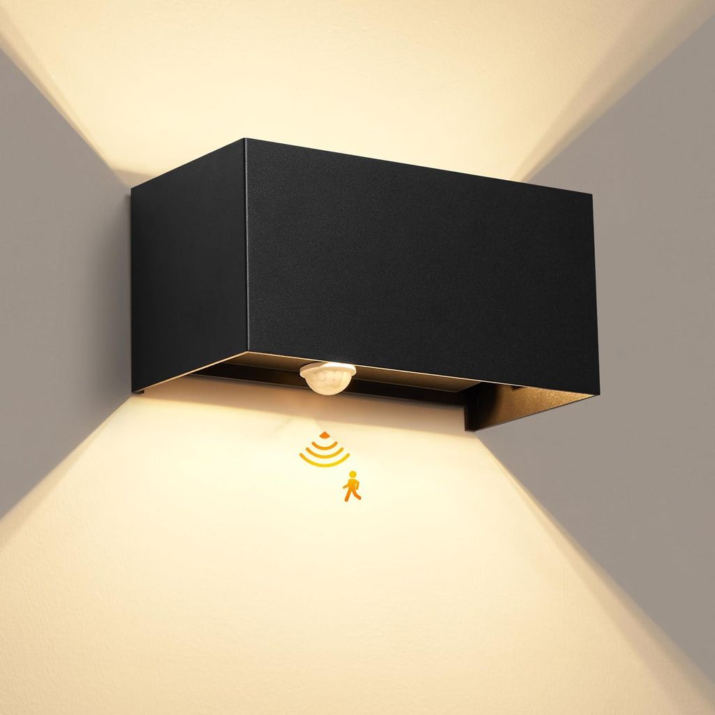 Buitenlamp met bewegingsmelder, met verwisselbare G9 Productafbeelding 