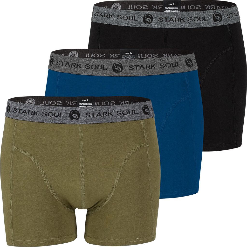 Stark Soul Retro-Boxershorts 3'er Pack XXL Gemischt-V3