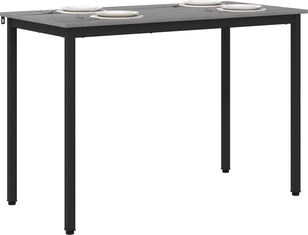 vidaXL Tables de salle à manger 110 x 100 x 75 cm MÉTAL Image du produit 