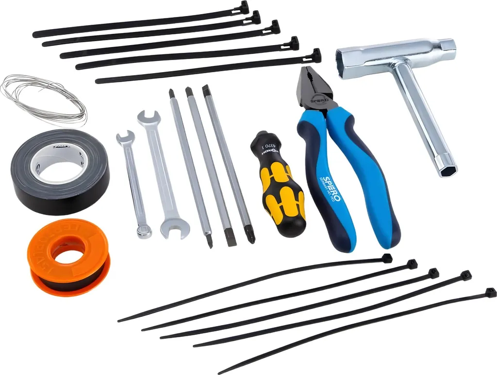 Kit outillage Vespa SIP CORTINA en acier robuste pour Rally et Sprint