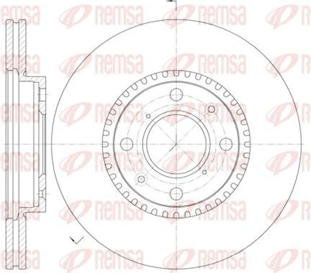 Disque de frein anti-vibration compatible avec Opel Agila B