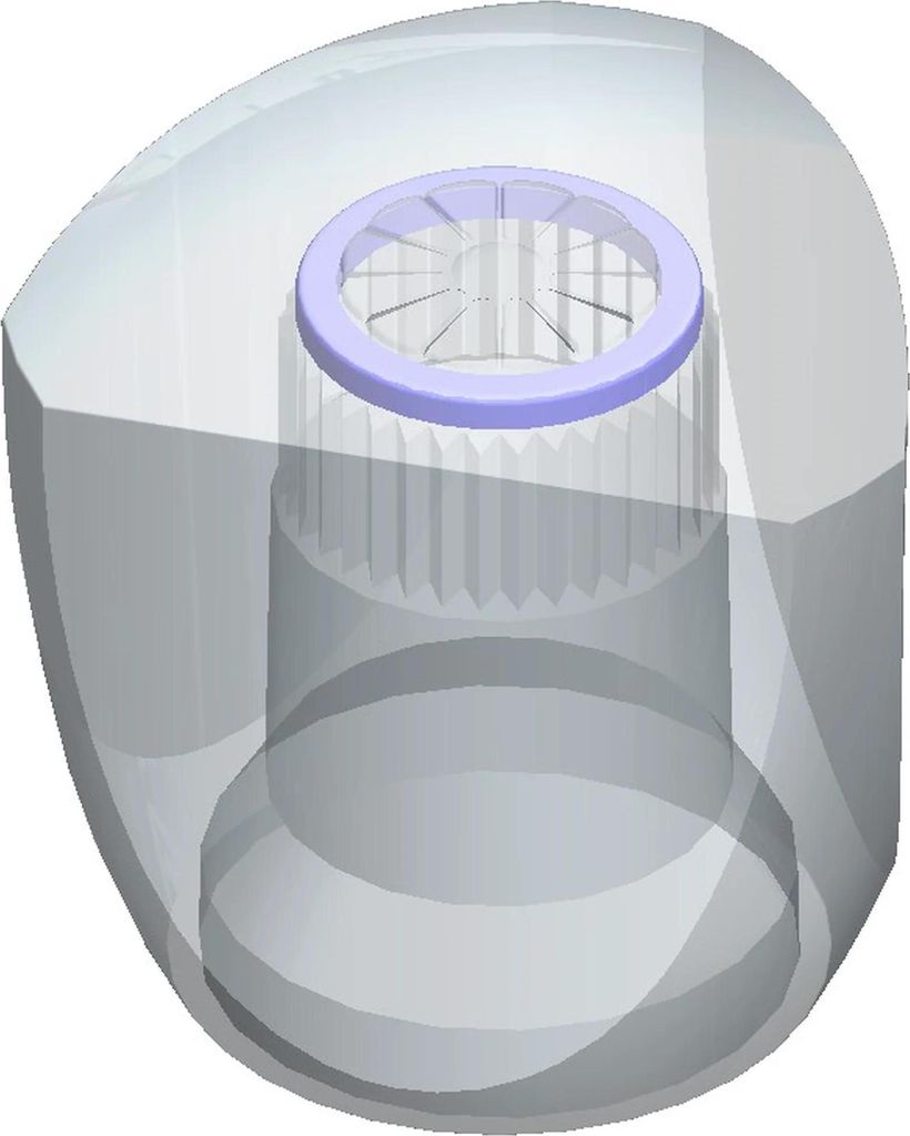 Schmiedl Schmiedl Atmos-Griff Glasklar Kaltwasser U2G325-1GK, 1 Stk.