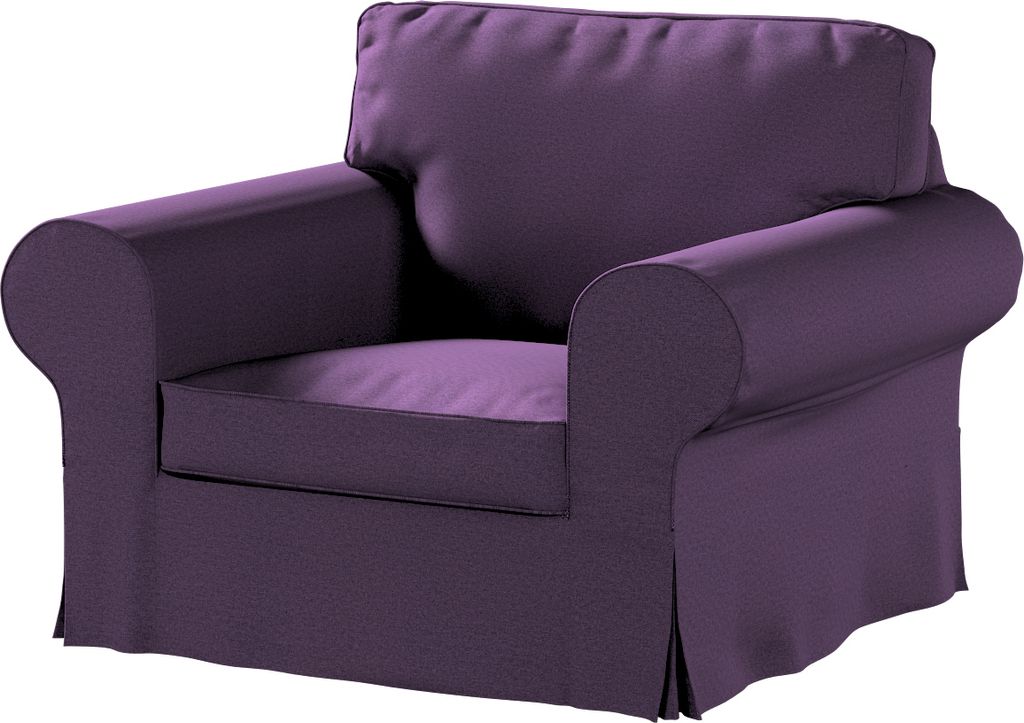 Dekoria Bezug für Ektorp Sessel, violett, Sesselhusse für Ektorp Sessel
