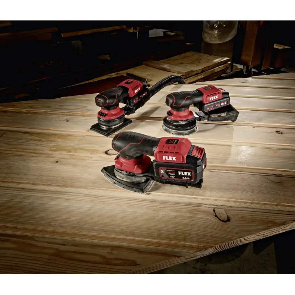 Ponceuse vibrante triangulaire 18V FLEX avec régulation de vitesse - 7