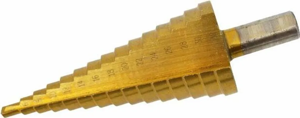 Foret Étagé HSS-TiN Awtools : Kit de 3 Mèches Coniques Multi-Diamètres