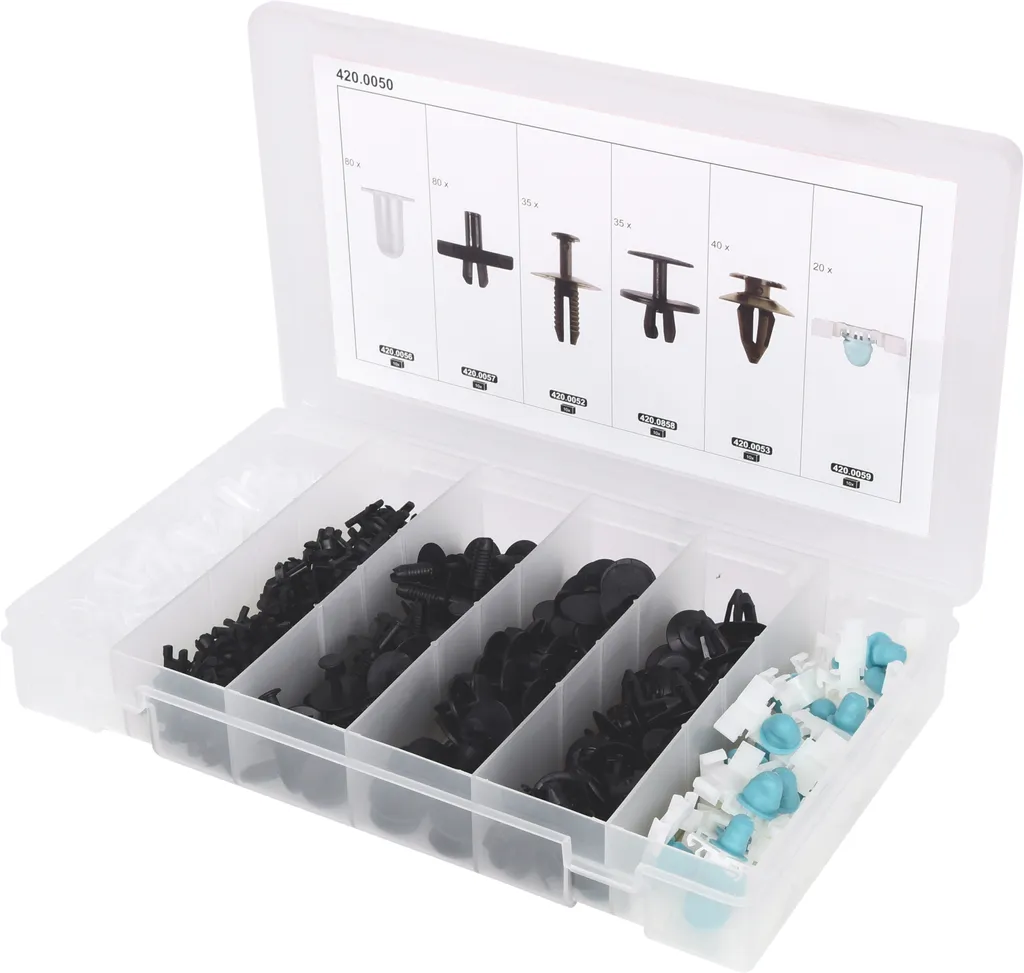 KS TOOLS 420.0050 Coffret de clips de fixation pour BMW - Lot de 290 pcs