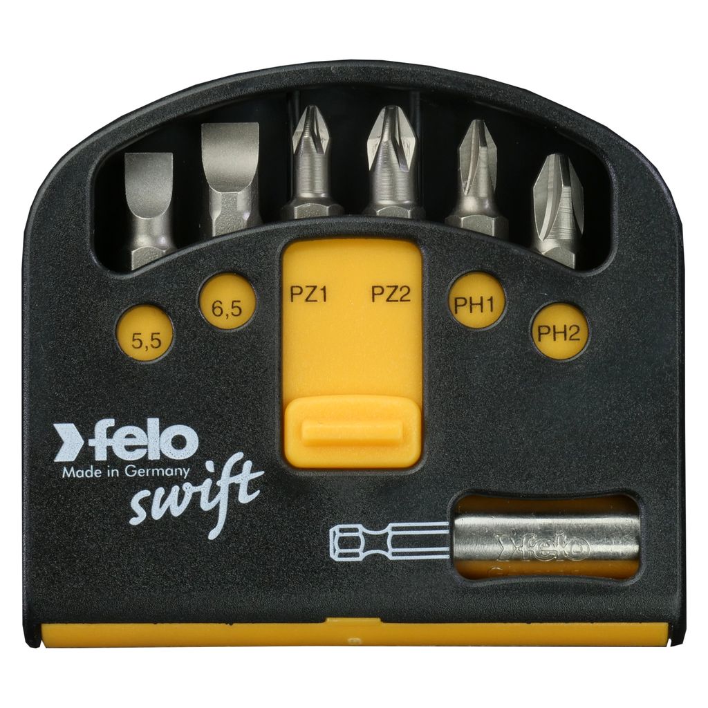 Felo SWIFT Bit Box Universal, 7-tlg SL, PZ, PH, BH