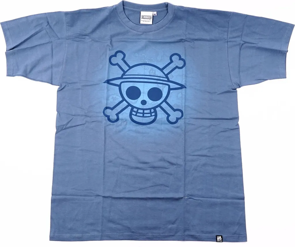 Camicia One Piece Adventure - Stampa Logo Cappello di Paglia Resistente