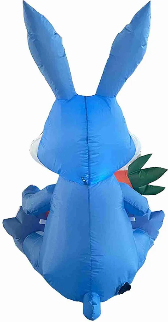 Lapin de Pâques Gonflable étanche avec LED Basses Consommation Extérieur