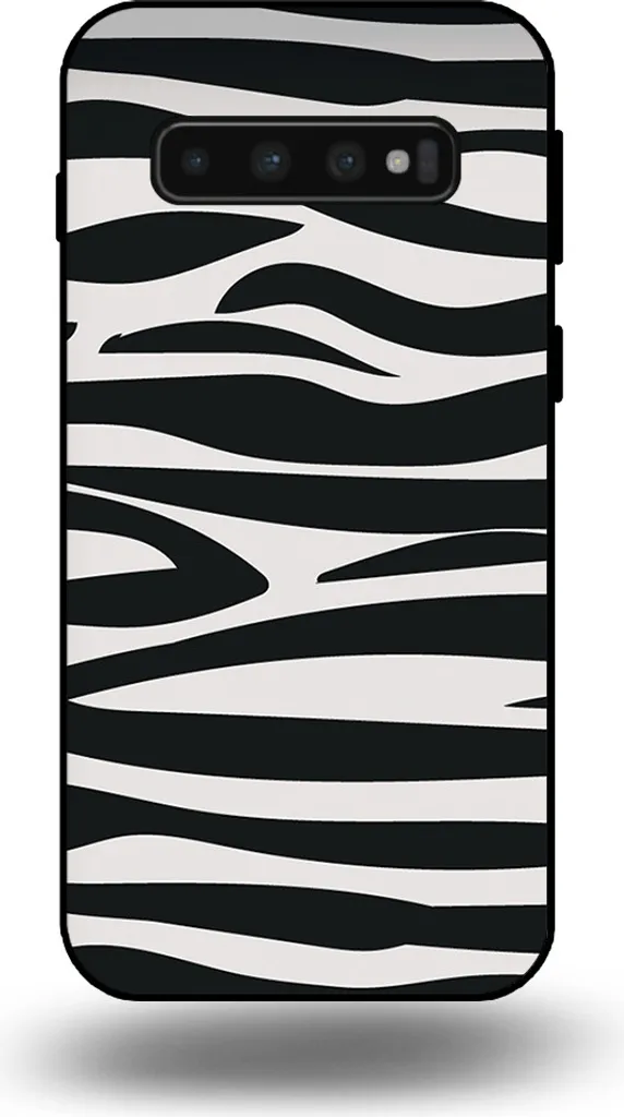 Minimal Zebra Case Samsung S10 - TPU Back Cover Premium Design