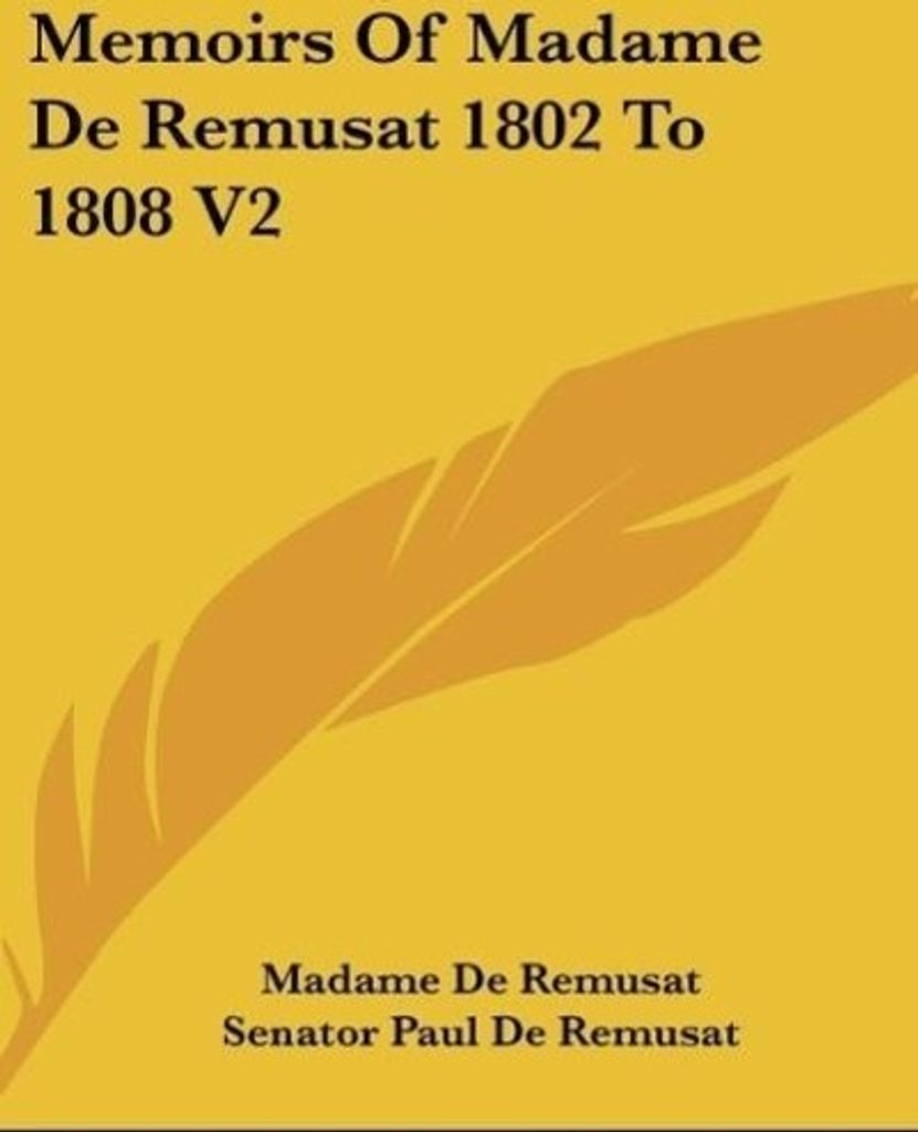 Memoirs Of Madame De Remusat 1802 To 1808 V2
