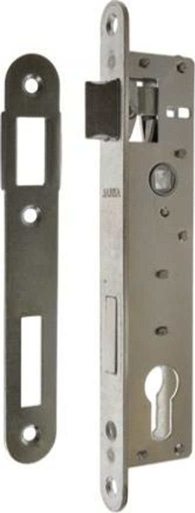 Schmales Einsteckschloss 90/22 WB, mit Schließstück JANIA Produktbild 
