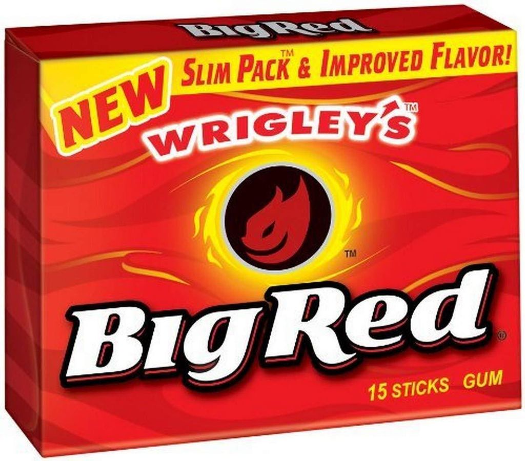 Wrigleys Kaugummi Big Red Zimt, 15 Streifen Produktbild 