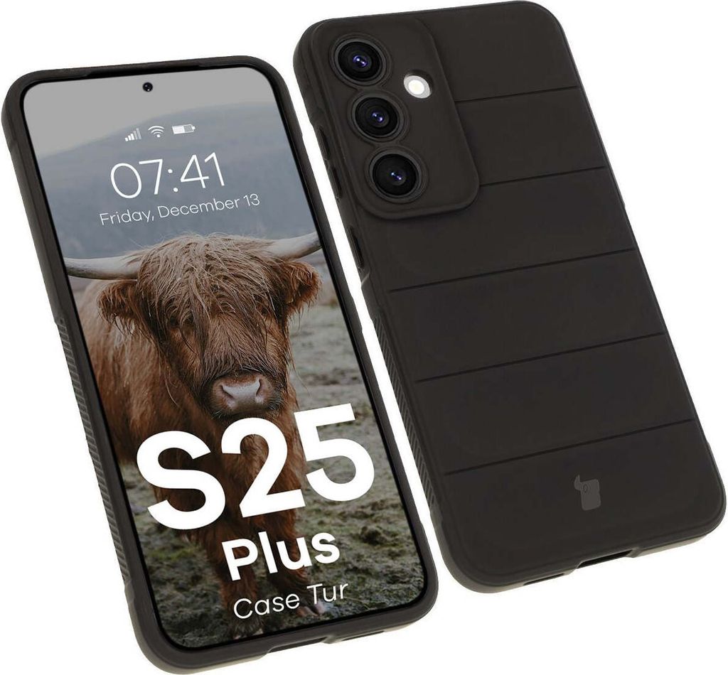 Bizon Case Tur Samsung Galaxy S25 Plus schwarz