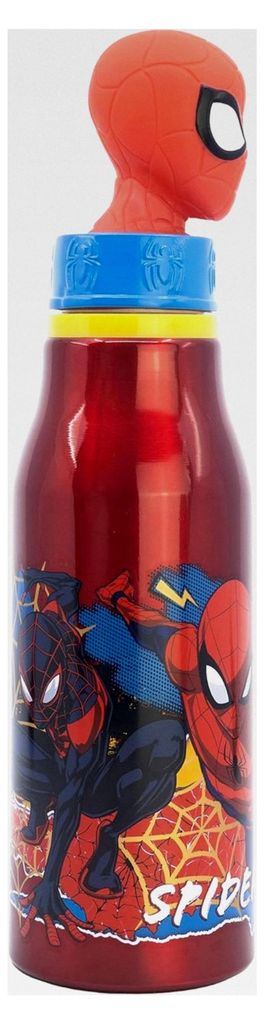 Wiederverwendbare Aluminiumflasche mit 3D-Figur, 690 ml, Spiderman Moving Target