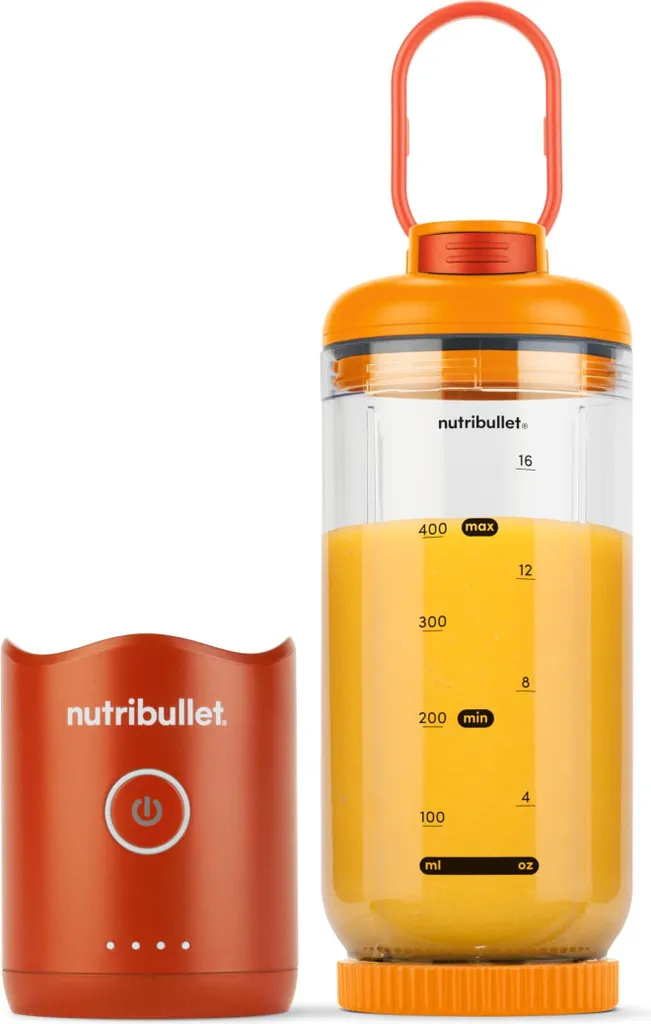 Blender portable Nutribullet FLEX Orange NBP013OR : Mixez partout sans fil