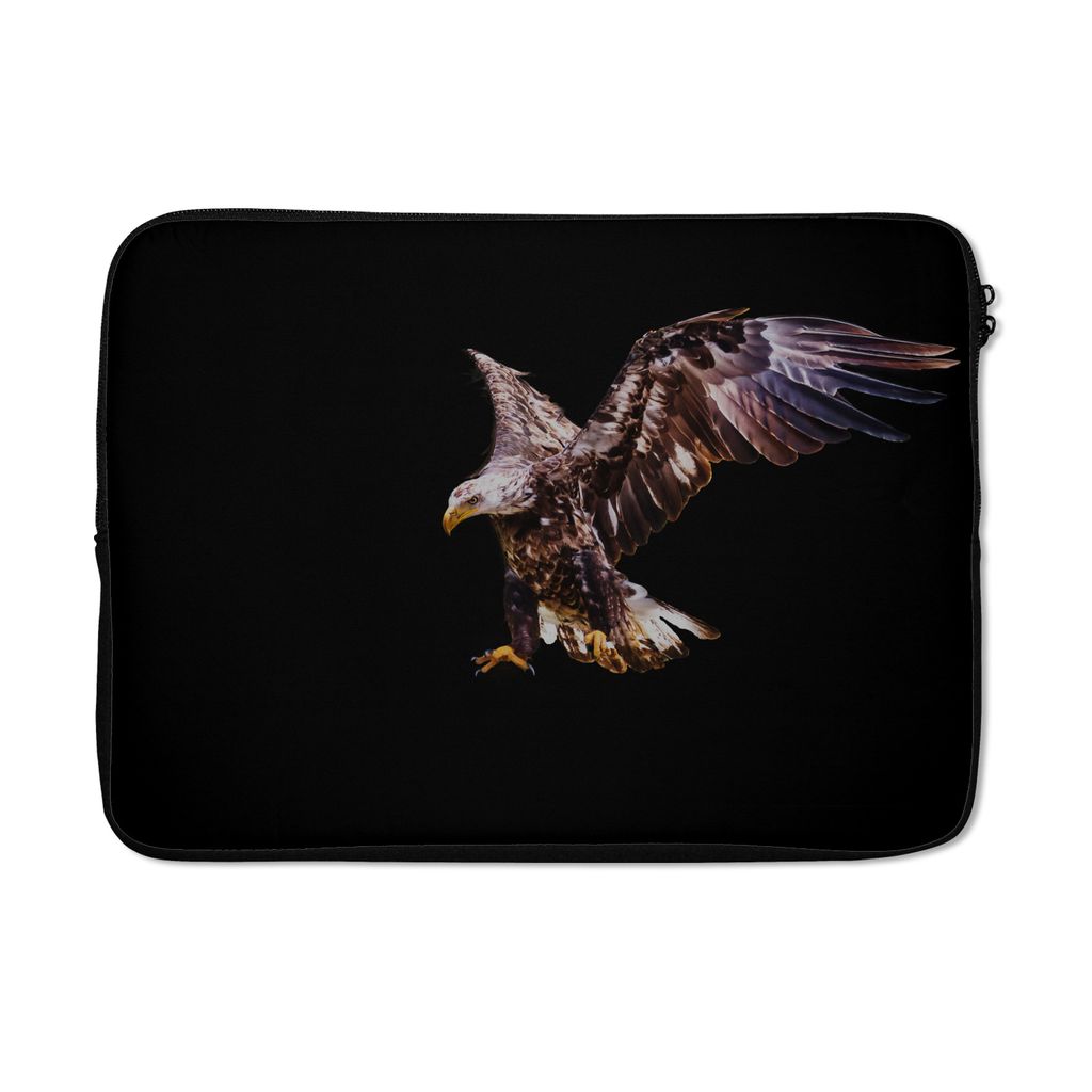 MuchoWow Laptop Hülle 13 Zoll Adler - Vogel - Federn Laptoptasche - Laptophülle - Sleeve - Rundumschutz