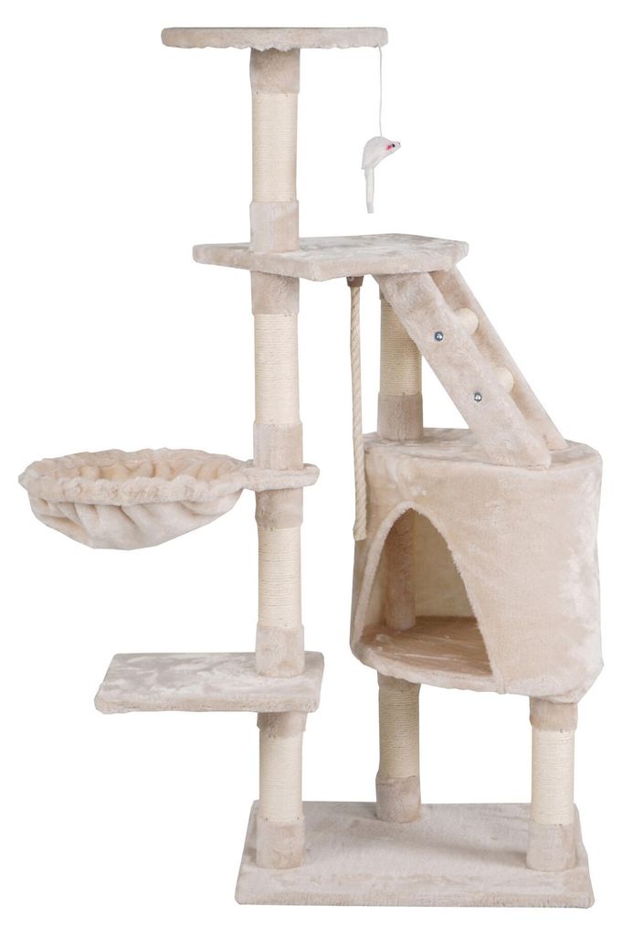 Aga Tiragraffi per gatti 49x40x115 cm Beige Immagine del prodotto 