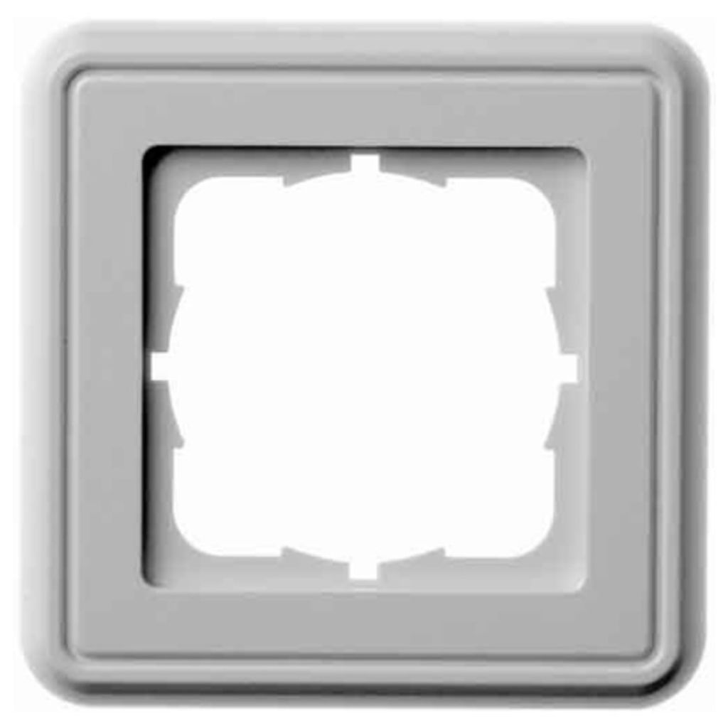 TELEGÄRTNER telaio di copertura 80 x 80 mm, singolo, bianco Immagine del prodotto 